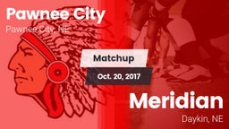 Matchup: Pawnee City High vs. Meridian  2017