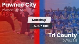 Matchup: Pawnee City High vs. Tri County  2018