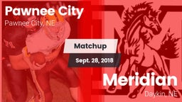 Matchup: Pawnee City High vs. Meridian  2018