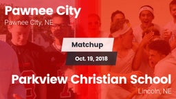 Matchup: Pawnee City High vs. Parkview Christian School 2018
