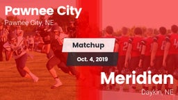 Matchup: Pawnee City High vs. Meridian  2019