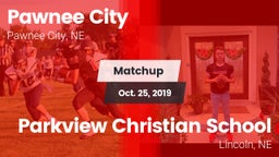 Matchup: Pawnee City High vs. Parkview Christian School 2019