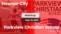 Matchup: Pawnee City High vs. Parkview Christian School 2020