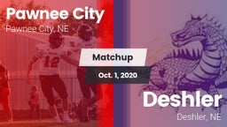 Matchup: Pawnee City High vs. Deshler  2020