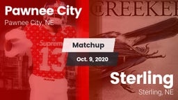 Matchup: Pawnee City High vs. Sterling  2020