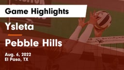 Ysleta  vs Pebble Hills  Game Highlights - Aug. 6, 2022