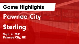 Pawnee City  vs Sterling  Game Highlights - Sept. 4, 2021