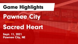 Pawnee City  vs Sacred Heart  Game Highlights - Sept. 11, 2021
