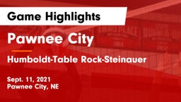 Pawnee City  vs Humboldt-Table Rock-Steinauer  Game Highlights - Sept. 11, 2021