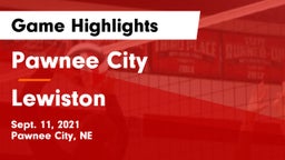 Pawnee City  vs Lewiston  Game Highlights - Sept. 11, 2021