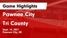 Pawnee City  vs Tri County  Game Highlights - Sept. 14, 2021