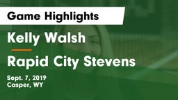 Kelly Walsh  vs Rapid City Stevens Game Highlights - Sept. 7, 2019