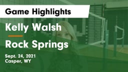 Kelly Walsh  vs Rock Springs Game Highlights - Sept. 24, 2021