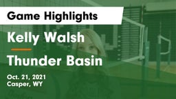 Kelly Walsh  vs Thunder Basin Game Highlights - Oct. 21, 2021