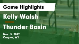Kelly Walsh  vs Thunder Basin Game Highlights - Nov. 3, 2022
