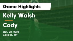 Kelly Walsh  vs Cody Game Highlights - Oct. 28, 2023