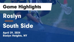Roslyn  vs South Side  Game Highlights - April 29, 2024