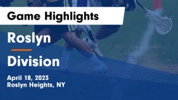 Roslyn  vs Division  Game Highlights - April 18, 2023