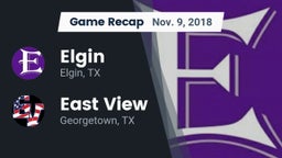 Recap: Elgin  vs. East View  2018