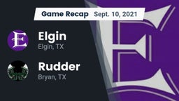 Recap: Elgin  vs. Rudder  2021