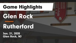 Glen Rock  vs Rutherford  Game Highlights - Jan. 21, 2020