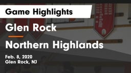 Glen Rock  vs Northern Highlands  Game Highlights - Feb. 8, 2020