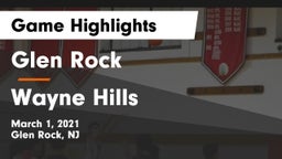 Glen Rock  vs Wayne Hills  Game Highlights - March 1, 2021