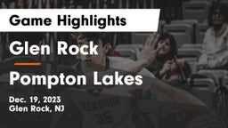 Glen Rock  vs Pompton Lakes  Game Highlights - Dec. 19, 2023
