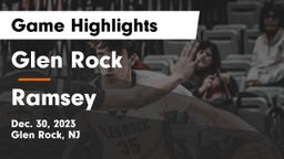 Glen Rock  vs Ramsey  Game Highlights - Dec. 30, 2023