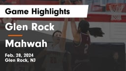 Glen Rock  vs Mahwah  Game Highlights - Feb. 28, 2024