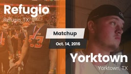 Matchup: Refugio  vs. Yorktown  2016
