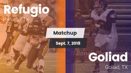 Matchup: Refugio  vs. Goliad  2018
