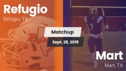 Matchup: Refugio  vs. Mart  2018
