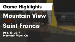 Mountain View  vs Saint Francis  Game Highlights - Dec. 20, 2019
