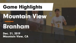 Mountain View  vs Branham  Game Highlights - Dec. 21, 2019