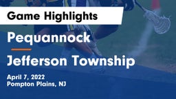 Pequannock  vs Jefferson Township  Game Highlights - April 7, 2022