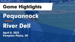 Pequannock  vs River Dell  Game Highlights - April 8, 2022