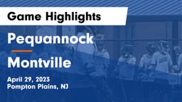 Pequannock  vs Montville  Game Highlights - April 29, 2023