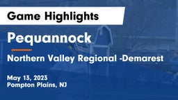 Pequannock  vs Northern Valley Regional -Demarest Game Highlights - May 13, 2023