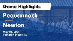 Pequannock  vs Newton  Game Highlights - May 24, 2024