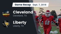 Recap: Cleveland  vs. Liberty  2018