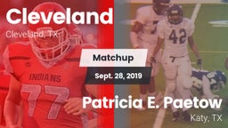 Matchup: Cleveland High vs. Patricia E. Paetow  2019