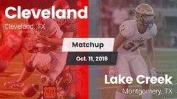 Matchup: Cleveland High vs. Lake Creek  2019
