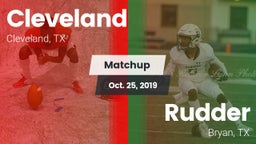 Matchup: Cleveland High vs. Rudder  2019