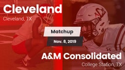 Matchup: Cleveland High vs. A&M Consolidated  2019