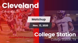 Matchup: Cleveland High vs. College Station  2020
