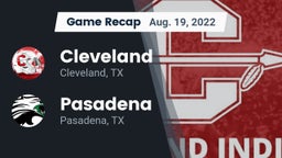Recap: Cleveland  vs. Pasadena  2022
