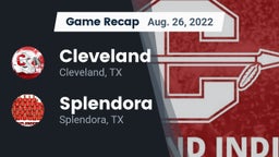 Recap: Cleveland  vs. Splendora  2022