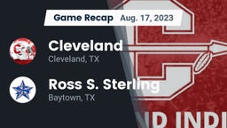 Recap: Cleveland  vs. Ross S. Sterling  2023