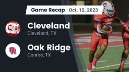 Recap: Cleveland  vs. Oak Ridge  2023